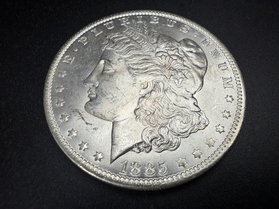 1885 O Brilliant Uncirculated Morgan Silver Dollar [Photo 2]