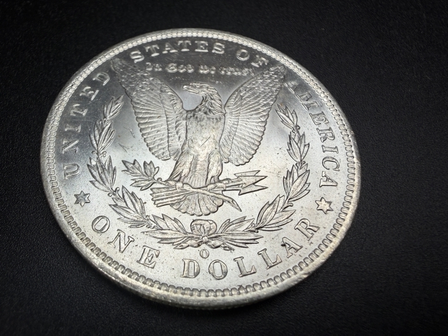 1885 O Brilliant Uncirculated Morgan Silver Dollar [Photo 4]