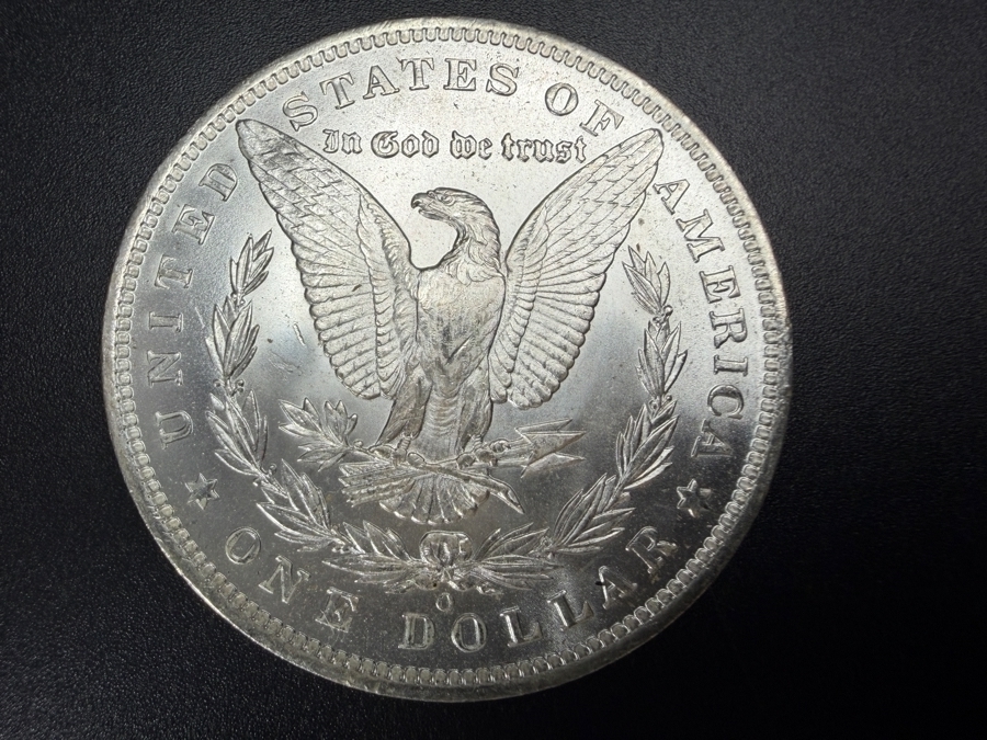 1885 O Brilliant Uncirculated Morgan Silver Dollar [Photo 3]