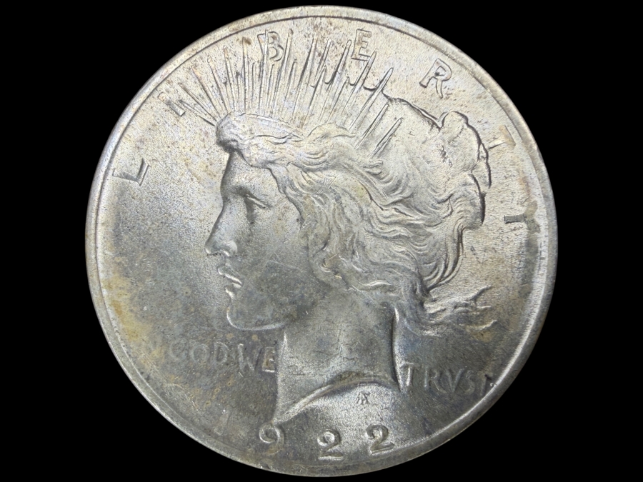 1922 Brilliant Uncirculated Peace Silver Dollar