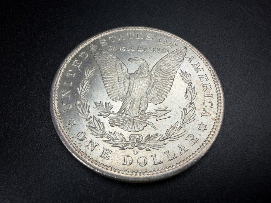1885 O Brilliant Uncirculated Morgan Silver Dollar [Photo 4]