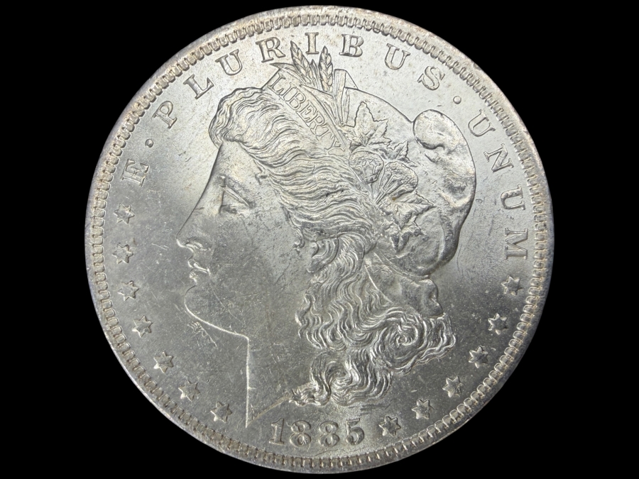 1885 O Brilliant Uncirculated Morgan Silver Dollar