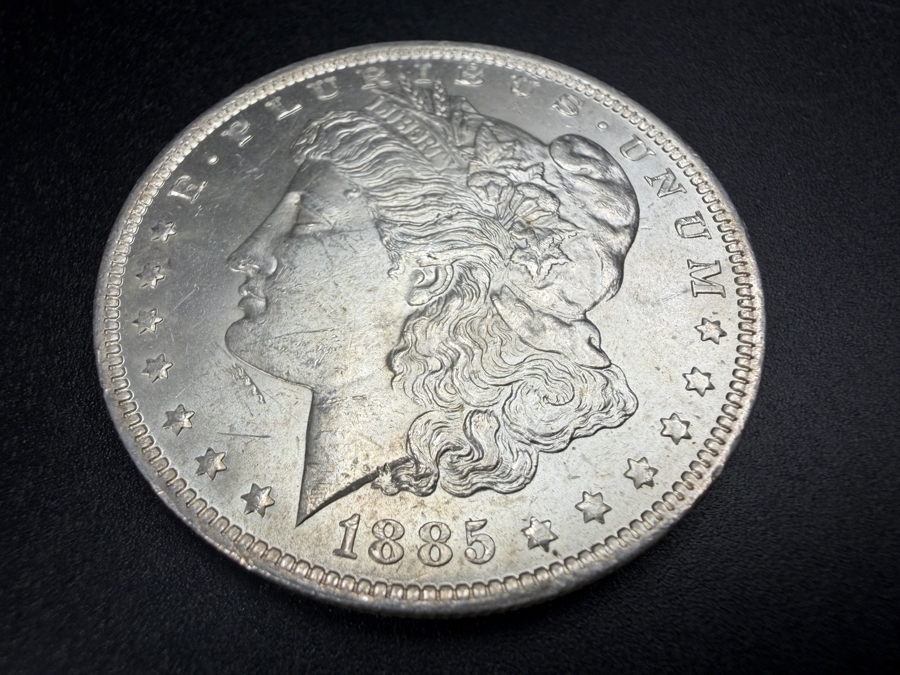 1885 O Brilliant Uncirculated Morgan Silver Dollar [Photo 2]