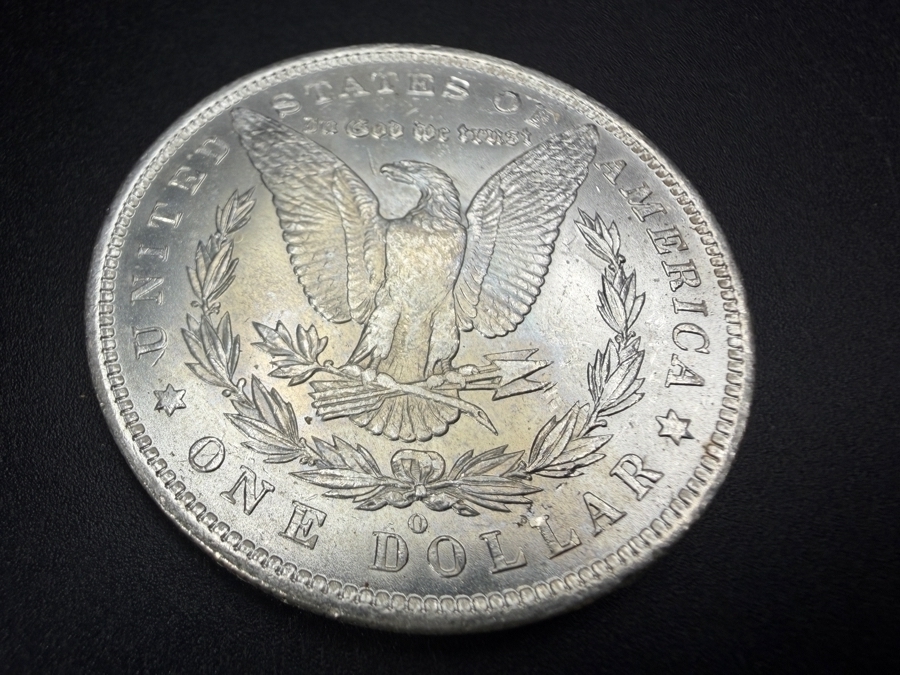 1885 O Brilliant Uncirculated Morgan Silver Dollar [Photo 4]