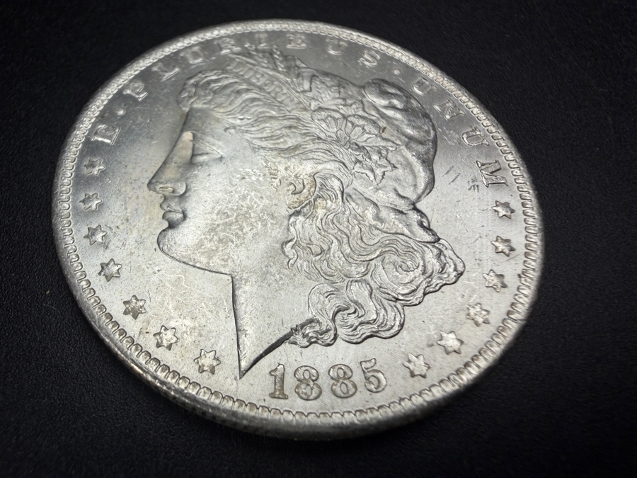 1885 O Brilliant Uncirculated Morgan Silver Dollar [Photo 2]