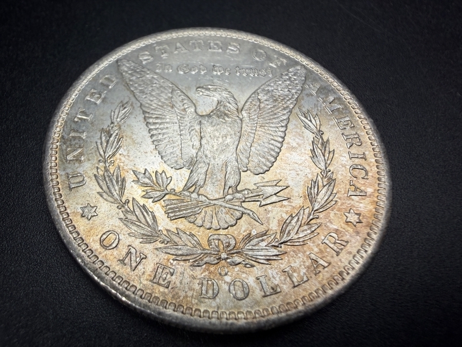 1885 O Brilliant Uncirculated Morgan Silver Dollar [Photo 4]