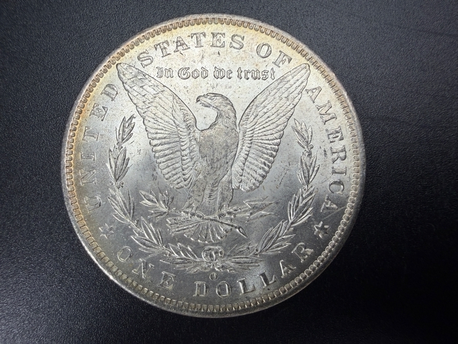 1885 O Brilliant Uncirculated Morgan Silver Dollar [Photo 3]