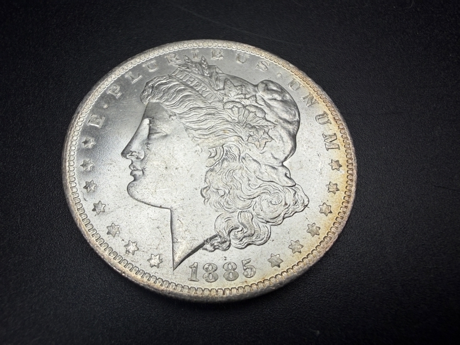 1885 O Brilliant Uncirculated Morgan Silver Dollar [Photo 2]