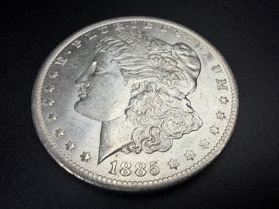 1885 O Brilliant Uncirculated Morgan Silver Dollar [Photo 2]