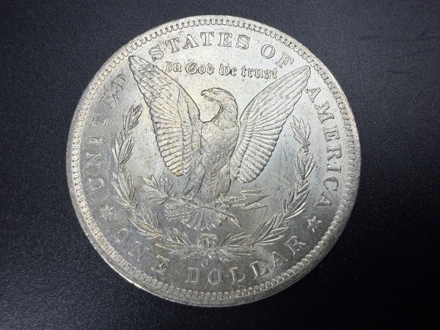 1885 O Brilliant Uncirculated Morgan Silver Dollar [Photo 3]