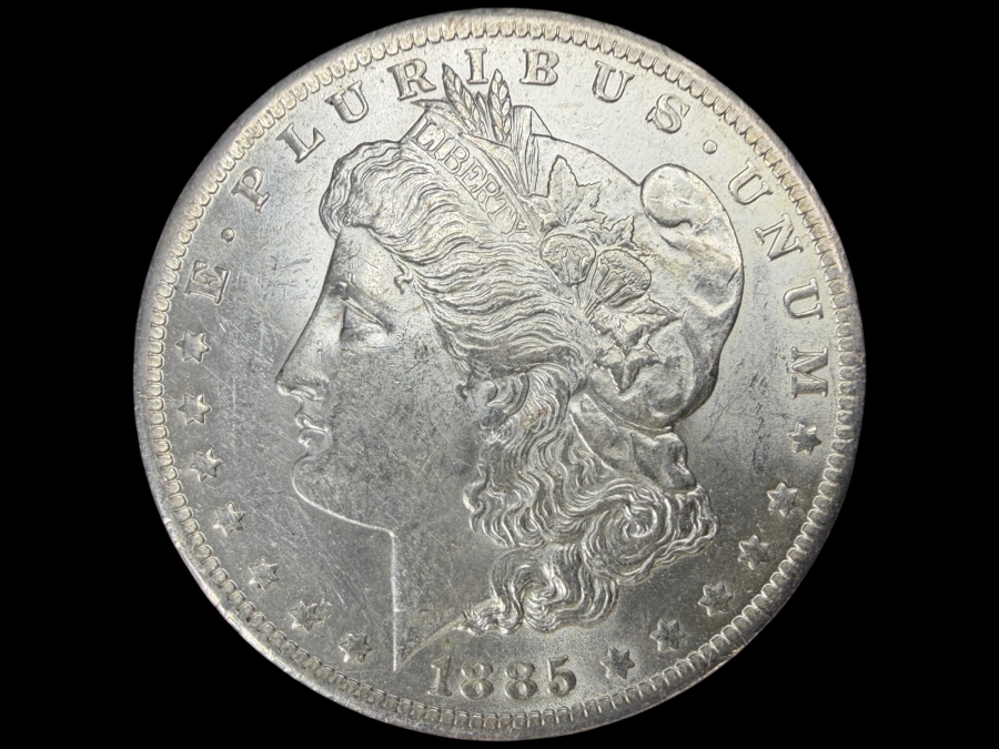 1885 O Brilliant Uncirculated Morgan Silver Dollar