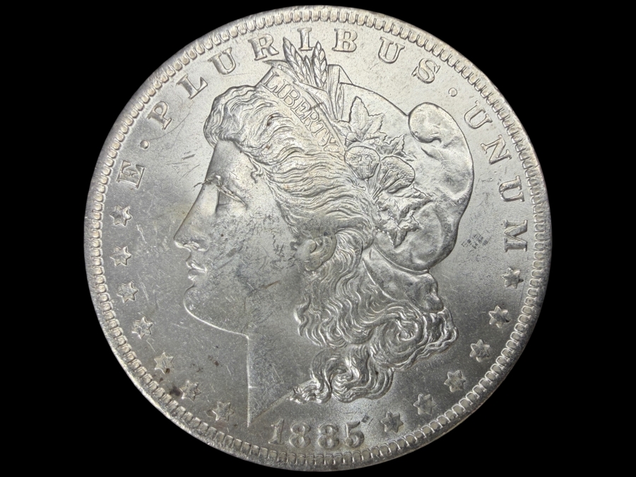 1885 O Brilliant Uncirculated Morgan Silver Dollar