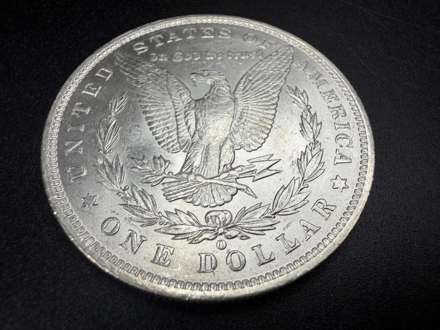 1885 O Brilliant Uncirculated Morgan Silver Dollar [Photo 4]