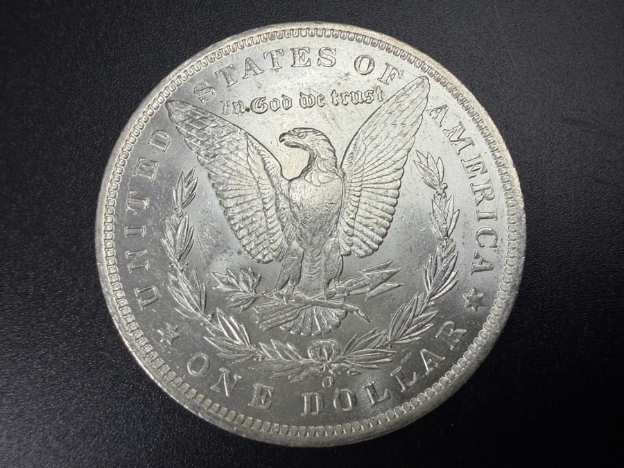 1885 O Brilliant Uncirculated Morgan Silver Dollar [Photo 3]
