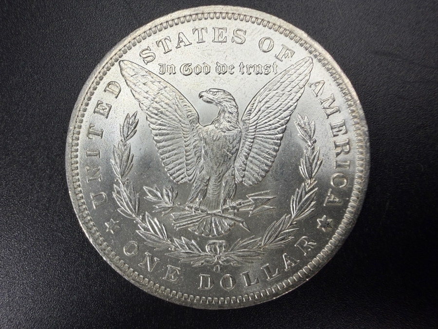 1885 O Brilliant Uncirculated Morgan Silver Dollar [Photo 3]