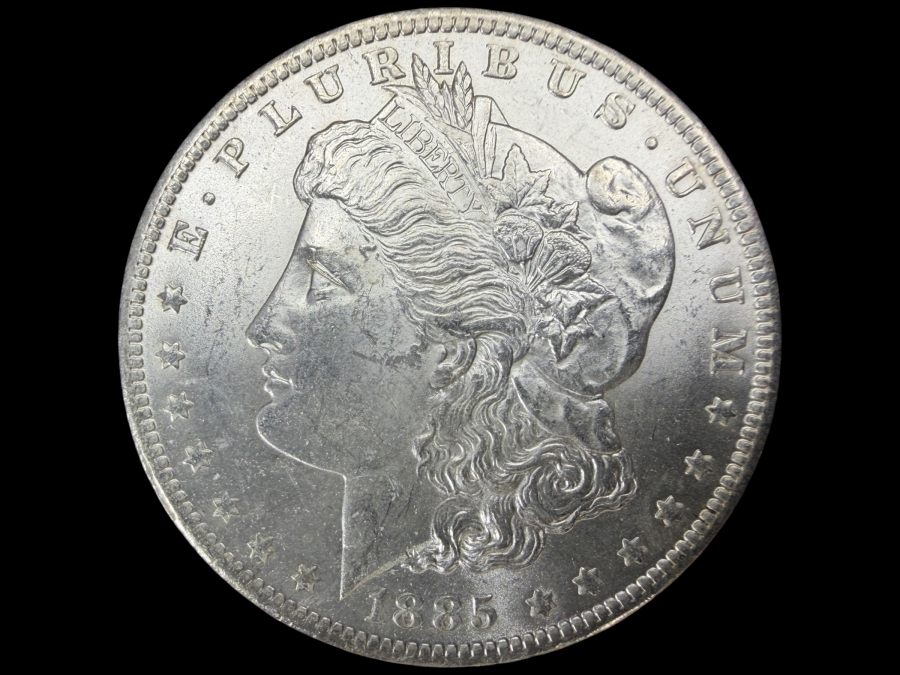 1885 O Brilliant Uncirculated Morgan Silver Dollar
