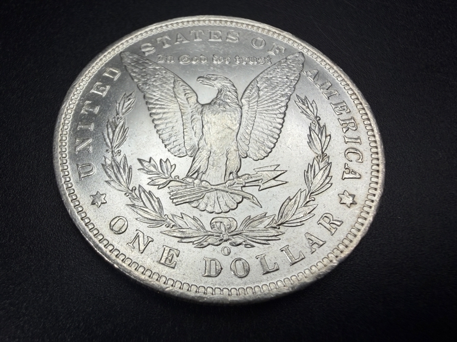 1885 O Brilliant Uncirculated Morgan Silver Dollar [Photo 4]