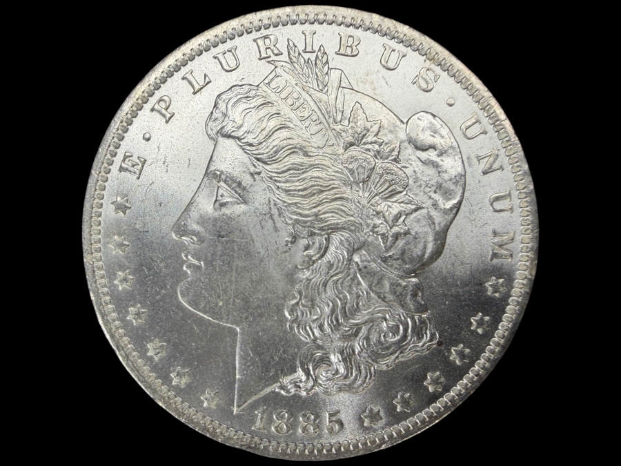 1885 O Brilliant Uncirculated Morgan Silver Dollar