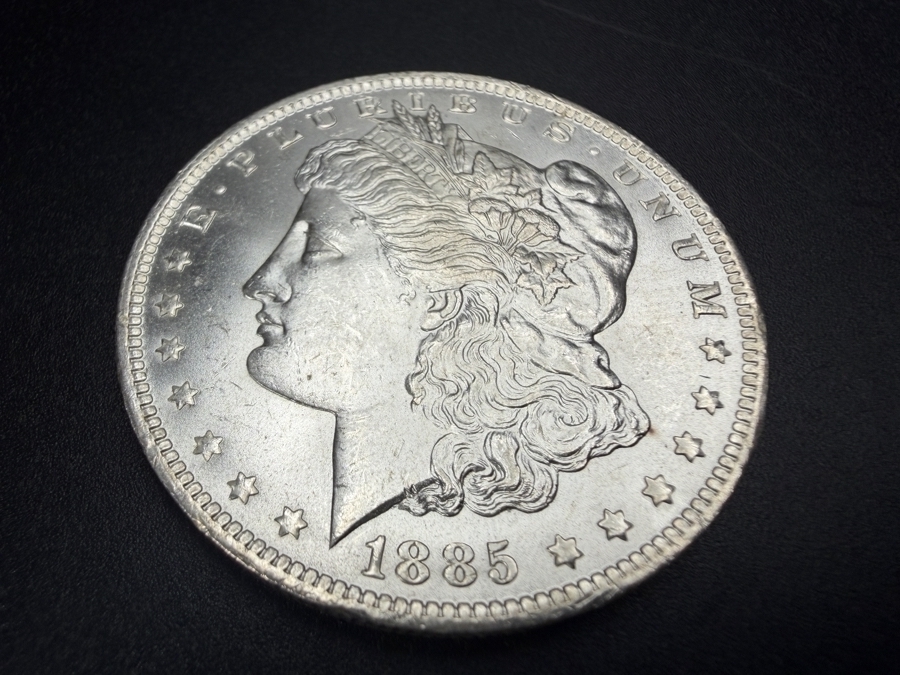 1885 O Brilliant Uncirculated Morgan Silver Dollar [Photo 2]