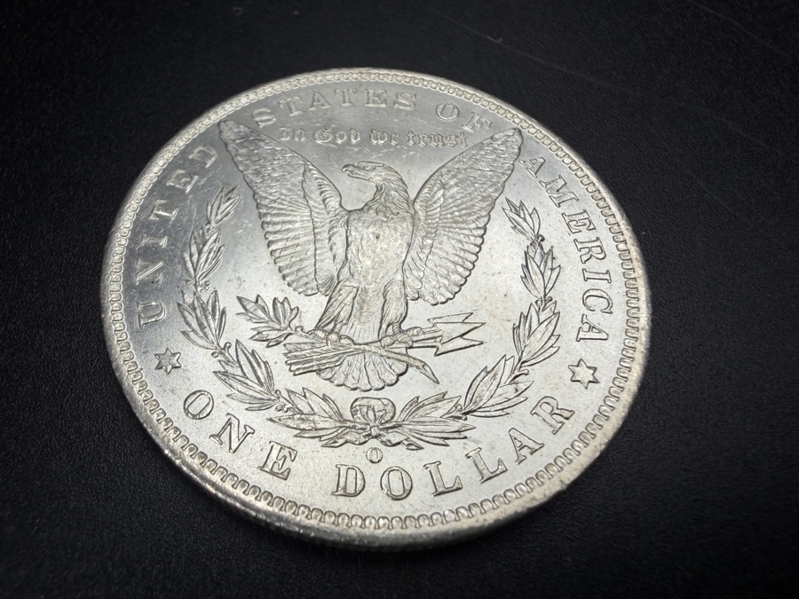 1885 O Brilliant Uncirculated Morgan Silver Dollar [Photo 4]