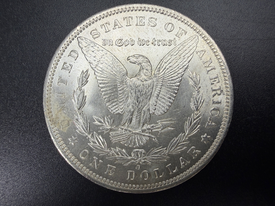 1885 O Brilliant Uncirculated Morgan Silver Dollar [Photo 3]