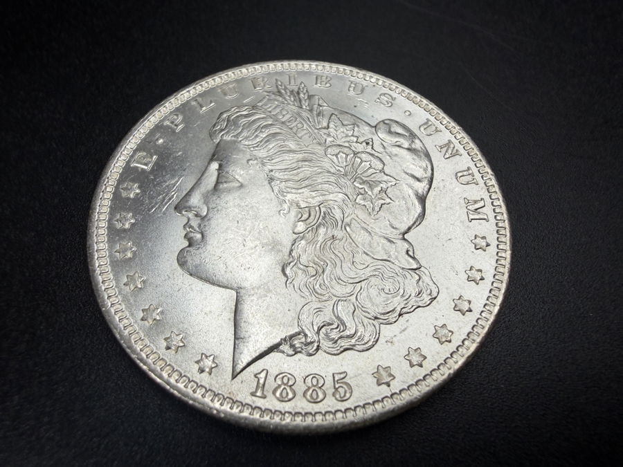 1885 O Brilliant Uncirculated Morgan Silver Dollar [Photo 2]