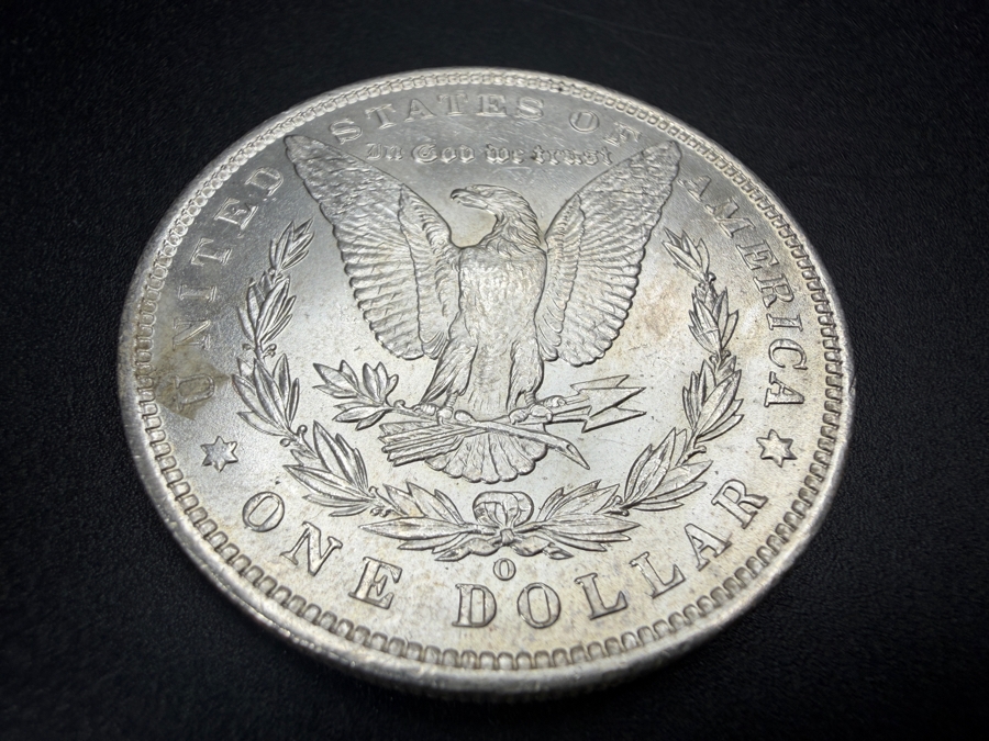 1885 O Brilliant Uncirculated Morgan Silver Dollar [Photo 4]