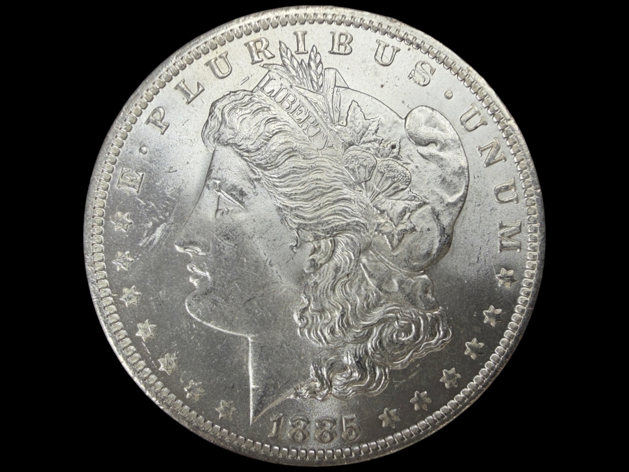 1885 O Brilliant Uncirculated Morgan Silver Dollar