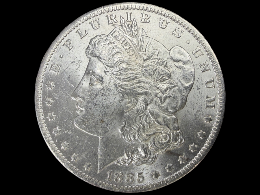 1885 O Brilliant Uncirculated Morgan Silver Dollar