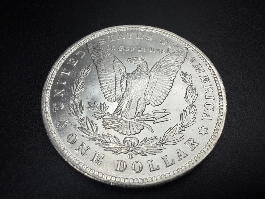 1885 O Brilliant Uncirculated Morgan Silver Dollar [Photo 4]