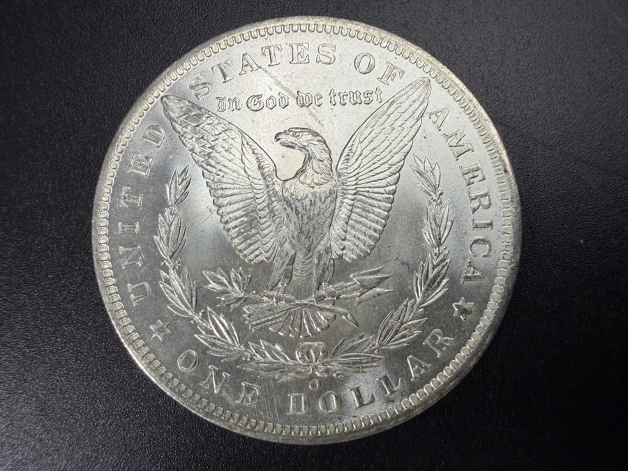1885 O Brilliant Uncirculated Morgan Silver Dollar [Photo 3]