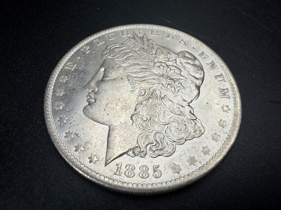 1885 O Brilliant Uncirculated Morgan Silver Dollar [Photo 2]