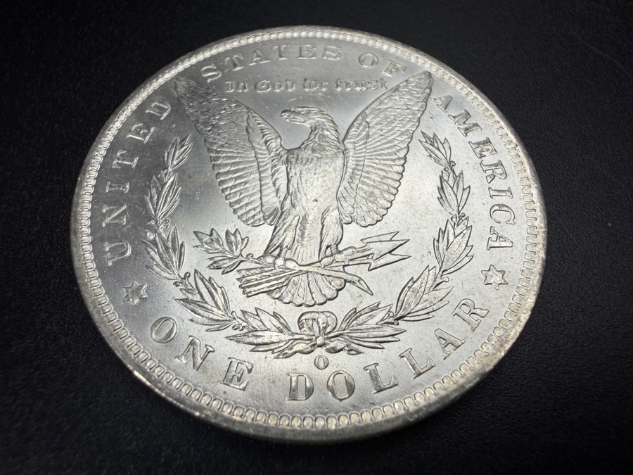 1885 O Brilliant Uncirculated Morgan Silver Dollar [Photo 4]