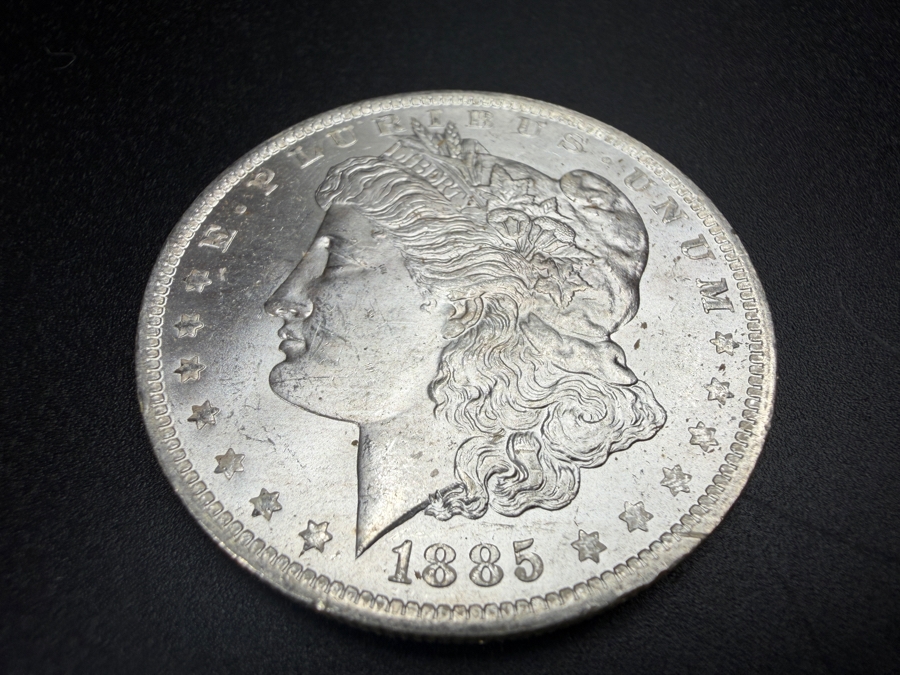 1885 O Brilliant Uncirculated Morgan Silver Dollar [Photo 2]