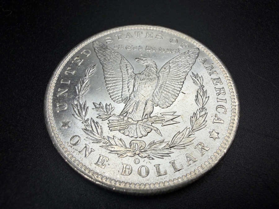 1885 O Brilliant Uncirculated Morgan Silver Dollar [Photo 4]