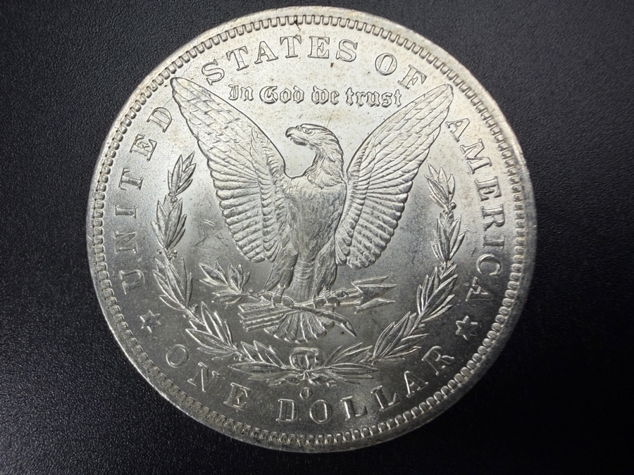 1885 O Brilliant Uncirculated Morgan Silver Dollar [Photo 3]