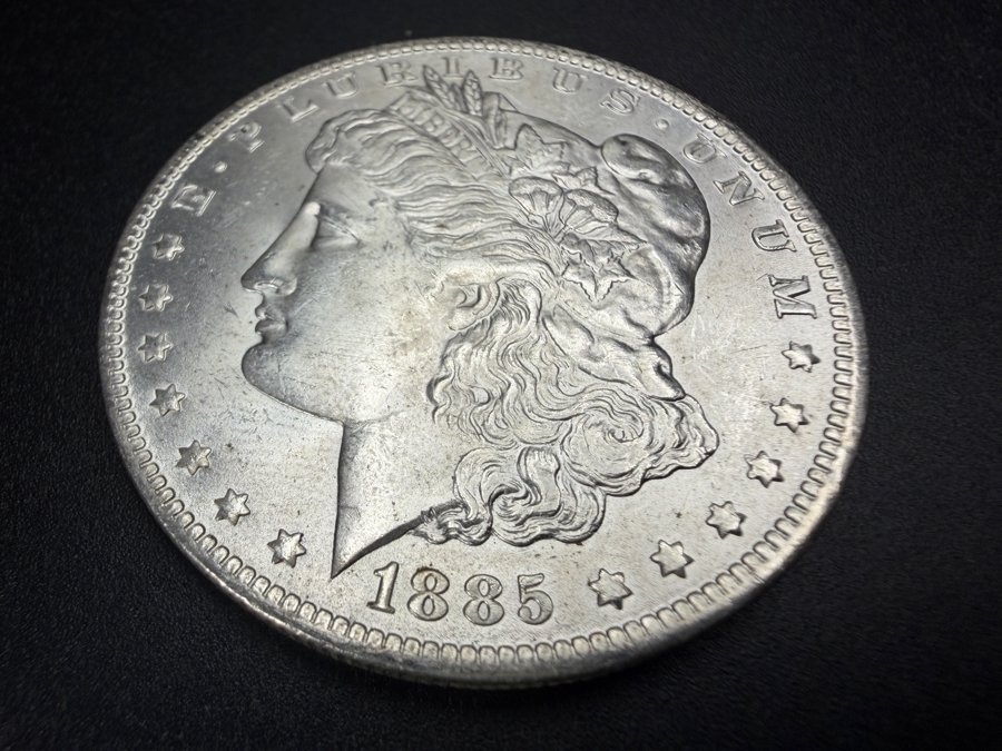 1885 O Brilliant Uncirculated Morgan Silver Dollar [Photo 2]