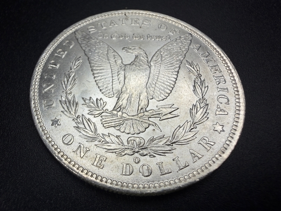 1885 O Brilliant Uncirculated Morgan Silver Dollar [Photo 4]