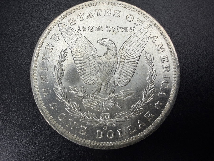 1885 O Brilliant Uncirculated Morgan Silver Dollar [Photo 3]