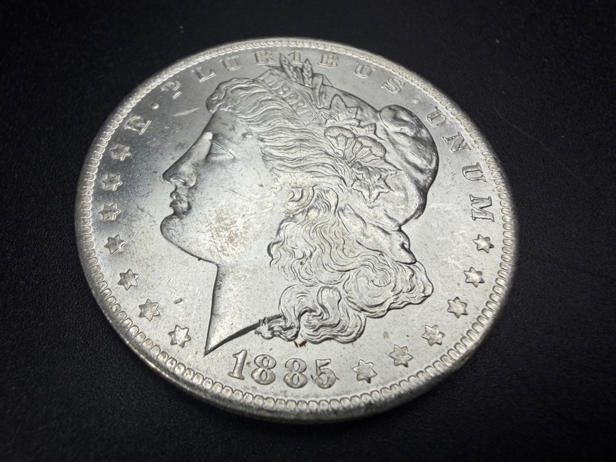 1885 O Brilliant Uncirculated Morgan Silver Dollar [Photo 2]