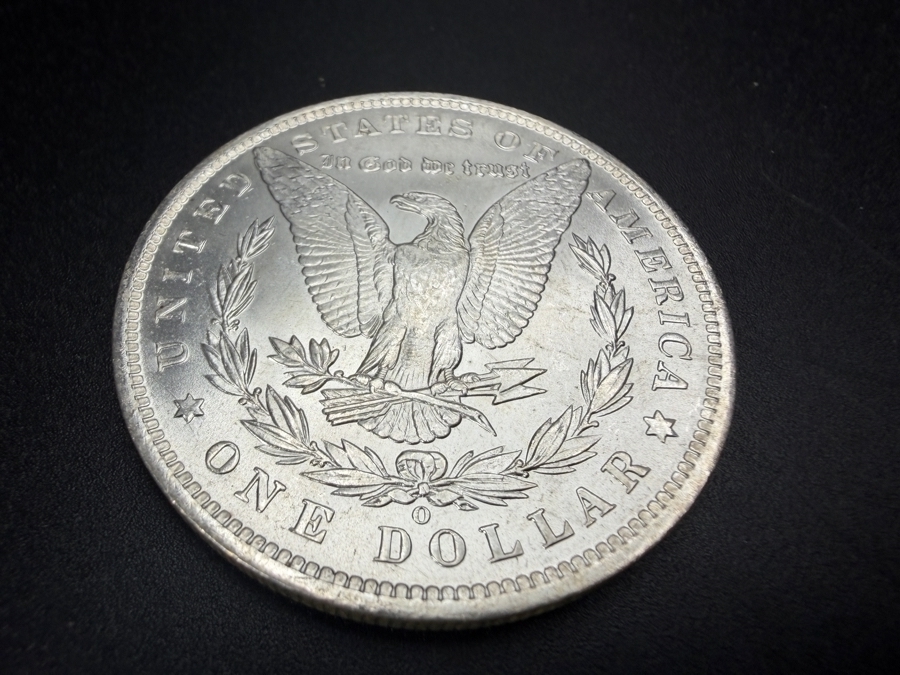 1885 O Brilliant Uncirculated Morgan Silver Dollar [Photo 4]