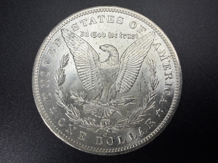 1885 O Brilliant Uncirculated Morgan Silver Dollar [Photo 3]