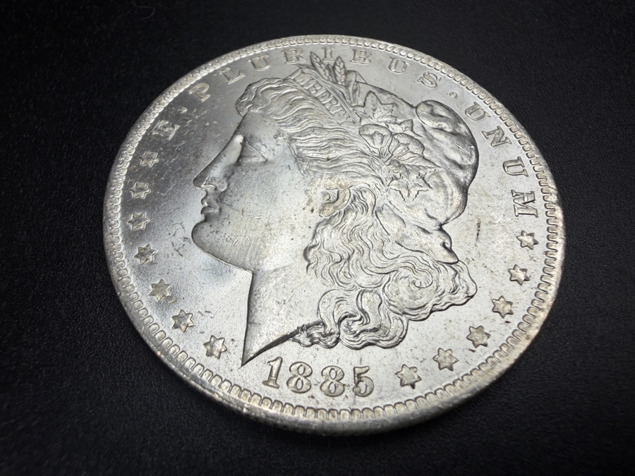 1885 O Brilliant Uncirculated Morgan Silver Dollar [Photo 2]