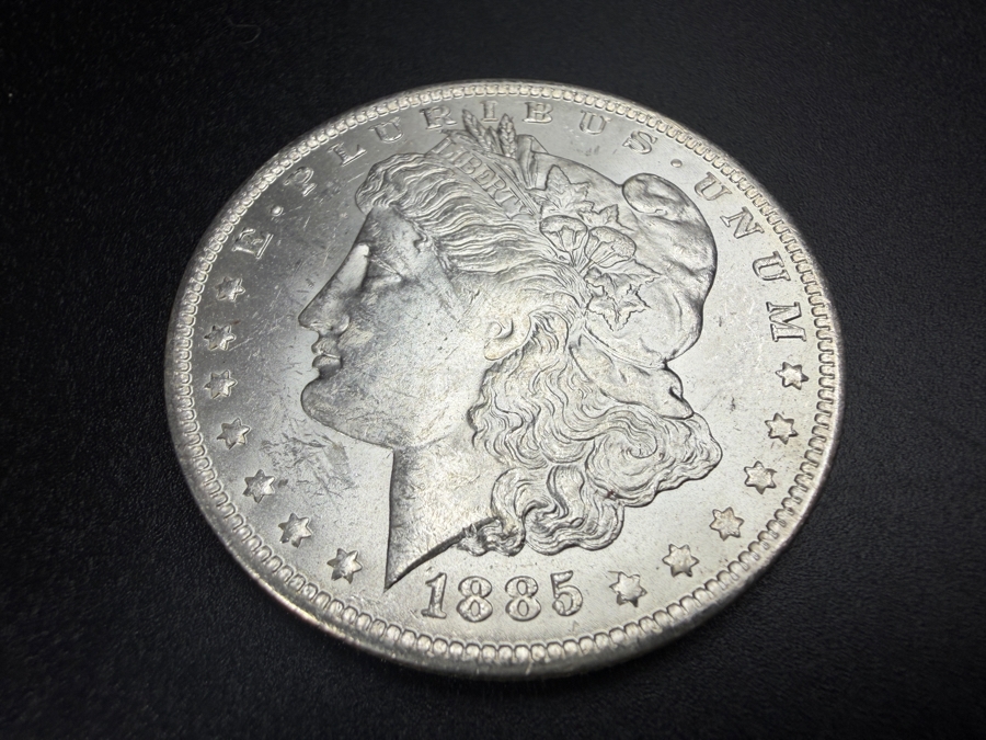1885 O Brilliant Uncirculated Morgan Silver Dollar [Photo 2]