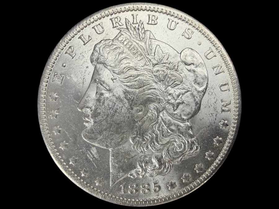 1885 O Brilliant Uncirculated Morgan Silver Dollar