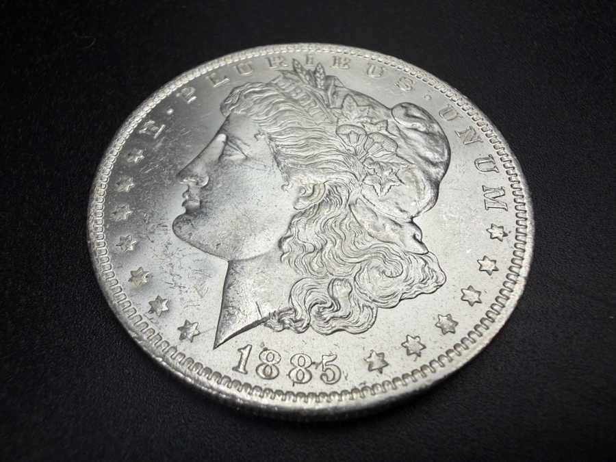 1885 O Brilliant Uncirculated Morgan Silver Dollar [Photo 2]