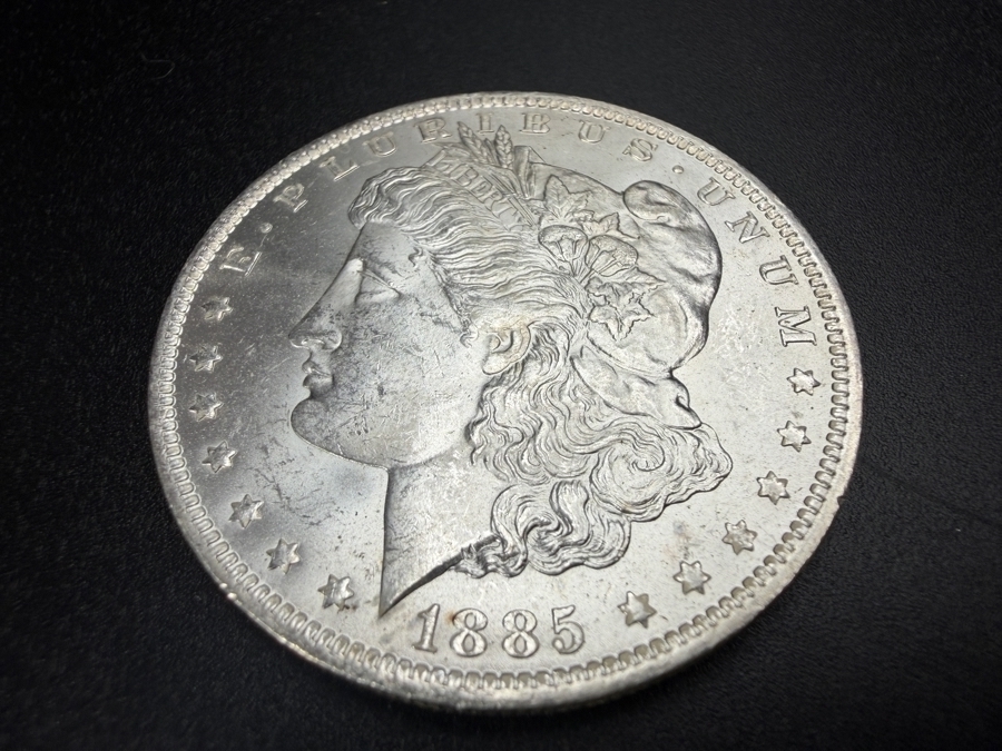 1885 O Brilliant Uncirculated Morgan Silver Dollar [Photo 2]