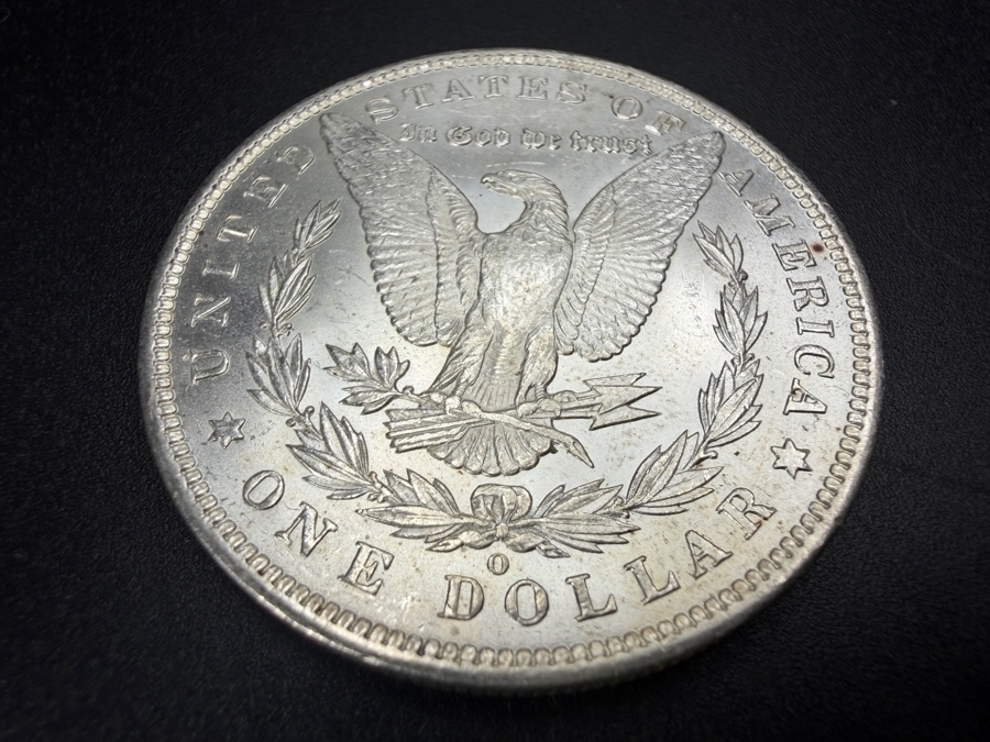 1885 O Brilliant Uncirculated Morgan Silver Dollar [Photo 4]