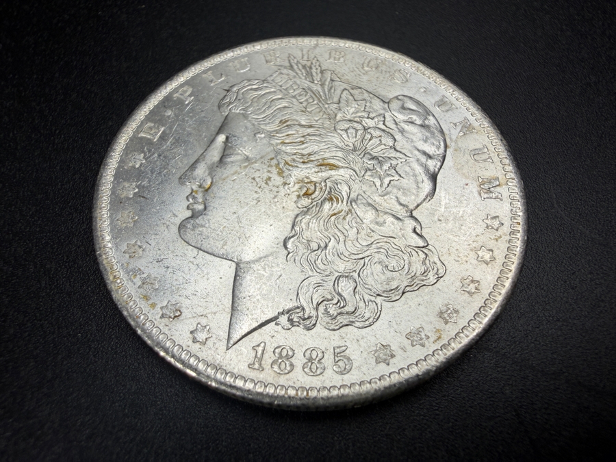 1885 O Brilliant Uncirculated Morgan Silver Dollar [Photo 2]