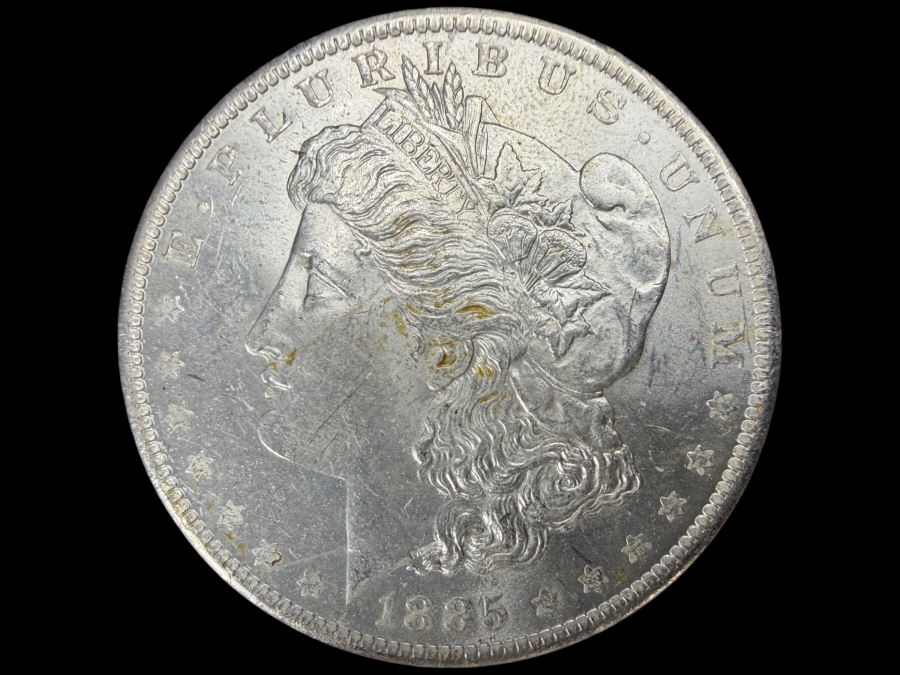 1885 O Brilliant Uncirculated Morgan Silver Dollar